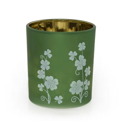 Yankee Candle Shamrock Tea Light Candle Holder Tea Light Candle Holders In Green