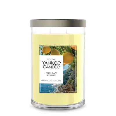 Yankee Candle Sicilian Lemon Large Tumbler Scented Candle In Light Yellow