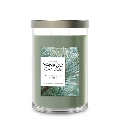 Yankee Candle Silver Sage And Pine 20 Oz. Signature Large Tumbler Candle, 20 oz