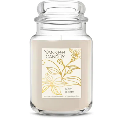 Yankee Candle Slow Bloom Original Large Jar Candle, 22 oz In White