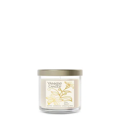 Yankee Candle Slow Bloom Small Tumbler Candle, 4.3 oz In White