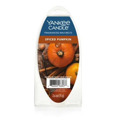 Yankee Candle Spiced Pumpkin Wax Melts 6-packs, 2.6 oz In Orange