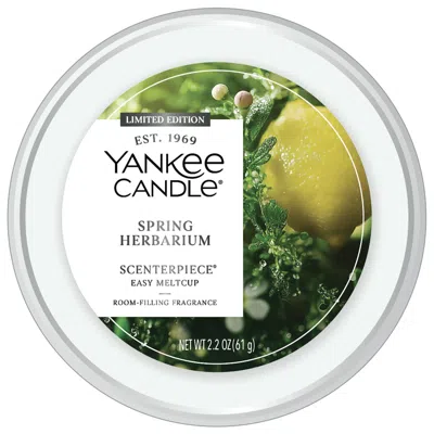 Yankee Candle Spring Herbarium Scenterpiece Easy Meltcup, 2.2 oz In White