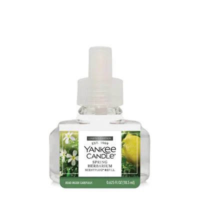 Yankee Candle Spring Herbarium Scentplug Refill, 0.625 Fl oz In White