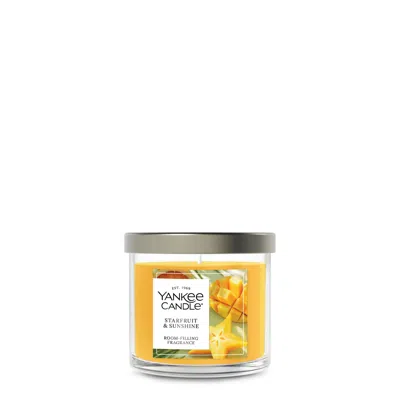 Yankee Candle Starfruit And Sunshine Signature Small Tumbler Candle, 4.3 oz In Yellow