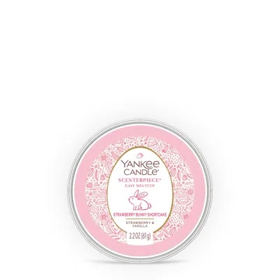 Yankee Candle Strawberry Bunny Shortcake Scenterpiece Easy Meltcup, 2.2 oz In Pink