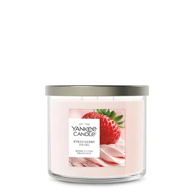 Yankee Candle Strawberry Swirl 3-wick Candle, 14.5 oz In Pink
