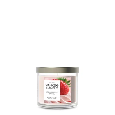 Yankee Candle Strawberry Swirl Small Tumbler Candle, 4.3 oz In Pink
