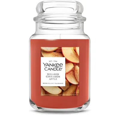Yankee Candle Sugared Cinnamon Apple Original Large Jar Candles, 22 oz