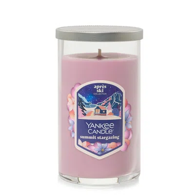 Yankee Candle Summit Stargazing Medium Pillar Candle, 14.25 oz In Purple