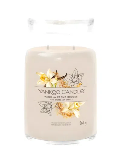 Yankee Candle Vanilla Crème Brûlée Candle In Multi
