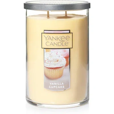 Yankee Candle Vanilla Cupcake Scented Jar Candle In Yellow