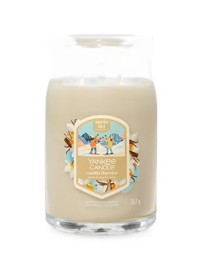 Yankee Candle Vanilla Flurries Candle In Brown