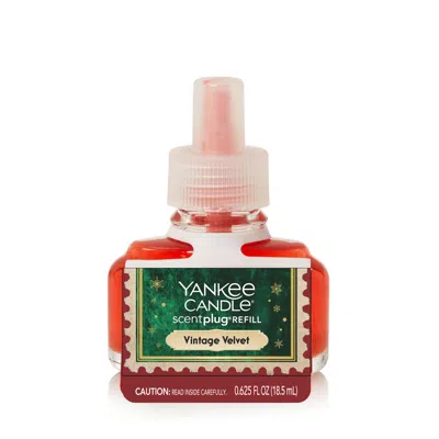 Yankee Candle Vintage Velvet Scentplug Refill, 0.625 Fl oz In Red