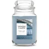 Yankee Candle Warm Luxe Cashmere Original Large Jar Candles, 22 oz In Blue