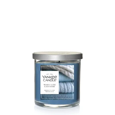 Yankee Candle Warm Luxe Cashmere Small Tumbler Candles, 7 oz In Blue