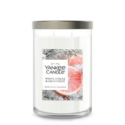 Yankee Candle White Spruce And Grapefruit 20 Oz. Signature Large Tumbler Candle, 20 oz