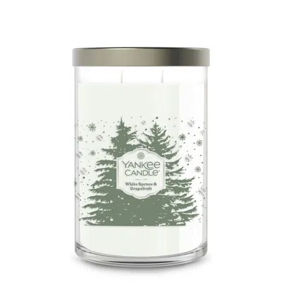 Yankee Candle White Spruce And Grapefruit Large Tumbler Candle, 20 oz
