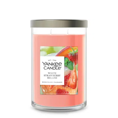 Yankee Candle White Strawberry Bellini Large Tumbler Candle, 20 oz