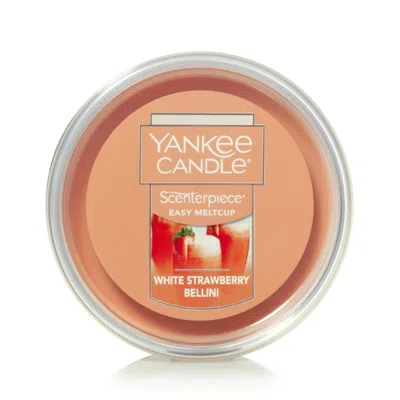 Yankee Candle White Strawberry Bellini Scenterpiece Easy Meltcup, 2.2 oz