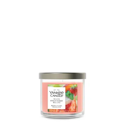 Yankee Candle White Strawberry Bellini Small Tumbler Candle, 4.3 oz