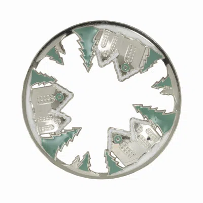 Yankee Candle Winter Houses Illuma-lid Jar Candle Topper Candle Toppers