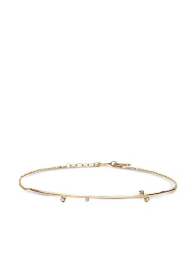 Yannis Sergakis 18k Yellow Gold Diamond Half Bangle