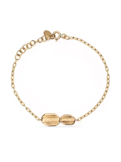 Yannis Sergakis Pendant Rolo-chain Bracelet In Gold