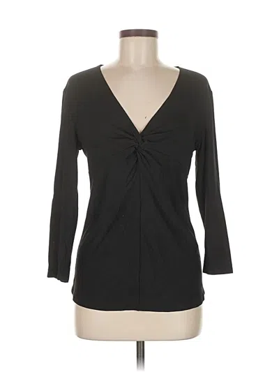 Pre-owned Yansi Fugel 3/4 Sleeve T-shirt In Black