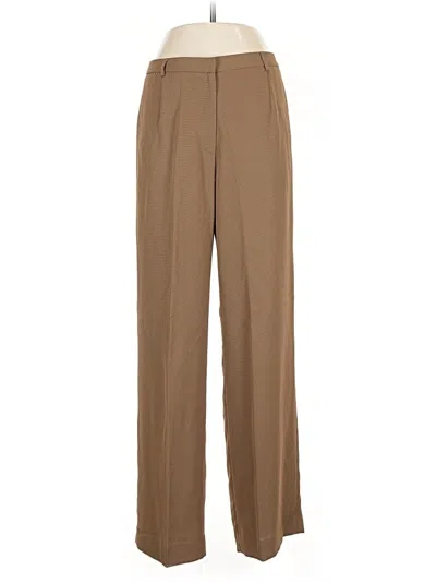 Pre-owned Yansi Fugel Dress Pants In Brown