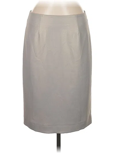 Pre-owned Yansi Fugel Formal Skirt In Gray