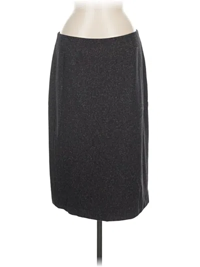 Pre-owned Yansi Fugel Formal Skirt In Gray