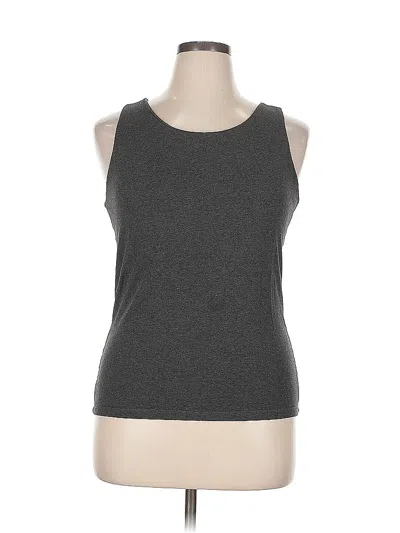 Pre-owned Yansi Fugel Sleeveless T-shirt In Gray