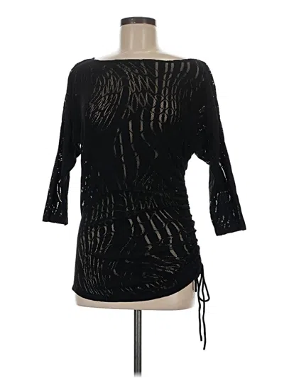 Pre-owned Yansi Fugel Swimsuit Cover Up In Black