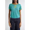 Yanyan Embroidered Stripe Linen Sweater