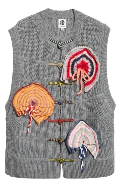 Yanyan Frosty Merino Wool & Alpaca Vest (nordstrom Exclusive) In Gray