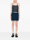 Yanyan Knits Knitted Top In Bi-color