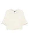 Yanyan Knits Wool Blouses In Neutral