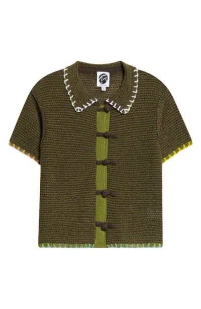 Yanyan Netty Lambswool Blend Button-up Shirt
