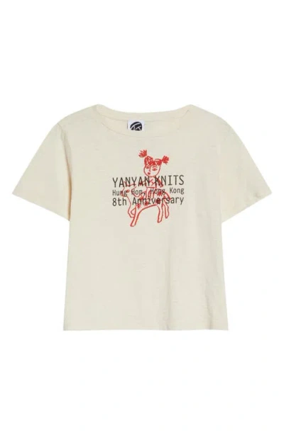 Yanyan Wawa Yanniversary Graphic T-shirt In White