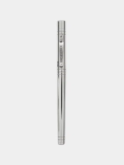 Yard O Led Viceroy Standard Sterling Silver Fountain Pen  Abask Luxury Gift In Gray
