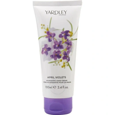 Yardley Of London Ladies April Violets Hand Cream 3.4 oz Bath & Body 5060322952482 In White