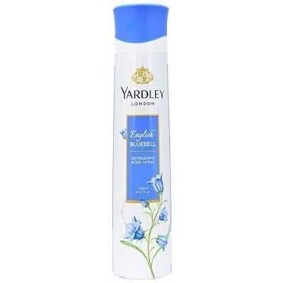 Yardley Of London Ladies English Bluebell Body Spray 5 oz Fragrances 6297000669502 In White