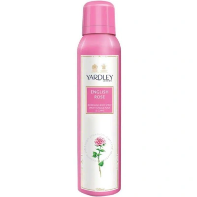 Yardley Of London Ladies English Rose Body Spray 5 oz Bath & Body 5014697027924 In White