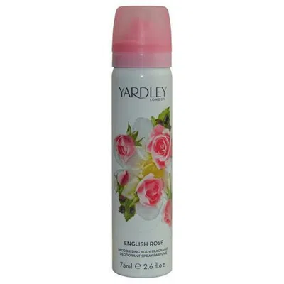 Yardley Of London Ladies English Rose Deodorant Body Spray 2.5 oz Bath & Body 5060322952192 In White