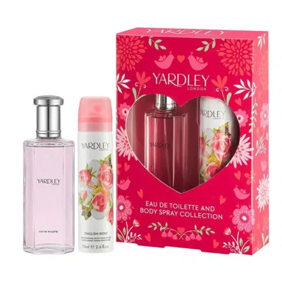 Yardley Of London Kids'  Ladies English Rose Gift Set Fragrances 5056179300187 In Multi