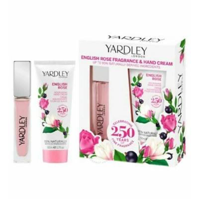 Yardley Of London Ladies English Rose Gift Set Fragrances 5056179301832 In White