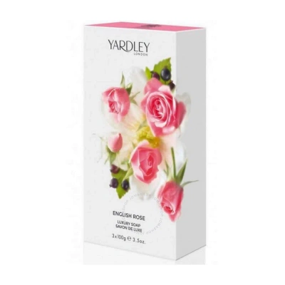 Yardley Of London Ladies English Rose Soap 3.5 oz Bath & Body 5060322952185 In White