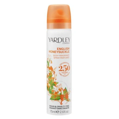 Yardley Of London Ladies Honey Suckle Body Spray 2.5 oz Fragrances 5056179303898 In White