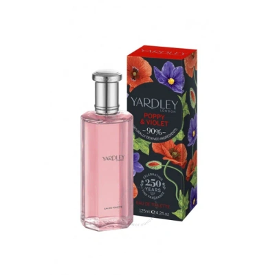 Yardley Of London Ladies Poppy And Violet Edt Spray 4.2 oz Fragrances 5056179301191 In Red   / Rose / Violet